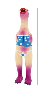 Giocattoli per Cani in Gomma: Confezione da 5 Pezzi (Pollo, Agnello, Hamburger) Senza Imbottitura, con Corda, Palla in Pelle Interattiva, Luminoso e Fischietto - Product Image 4