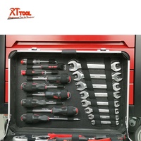 Rttool – kit d'outils, 128 pièces, kits de clés mécaniques, clé combo, tournevis, ensemble d'outils mécaniques