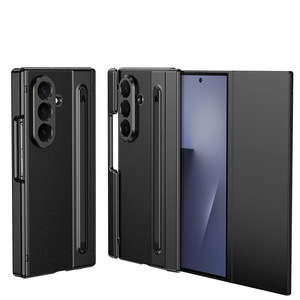 Étui de téléphone pliable à trois volets avec <span class=keywords><strong>protection</strong></span> double charnière et emplacement pour stylo pour Samsung Galaxy Z Étui pliable à trois volets - Product Image 2