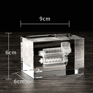 JY New Arrival Rectangle 3d Laser Engraving Photo <strong>Cube</strong> Blank Crystal Glass <strong>Cube</strong> With Inner Laser - Product Image 6