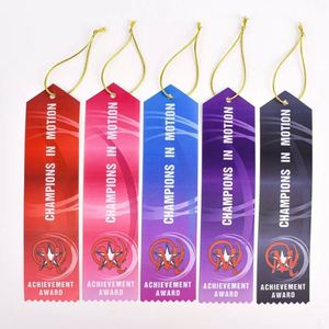 Cintas Deportivas al por Mayor, Cintas Personalizadas para Eventos, Cintas de Premio con Logotipo Impreso, Insignias, Etiquetas para Trofeos Deportivos - Product Image 2