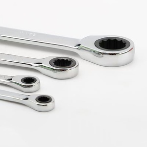 Clé à cliquet à tête fixe double face arrondie <span class=keywords><strong>plate</strong></span> en acier au chrome-vanadium <span class=keywords><strong>de</strong></span> qualité industrielle métrique 6 mm <span class=keywords><strong>32</strong></span> mm OEM - Product Image 4