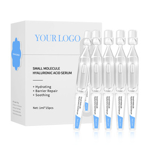 Suero facial de ácido hialurónico de molécula pequeña para líneas finas e hidratación intensa e hidratante facial y piel visiblemente rellena - Product Image 1