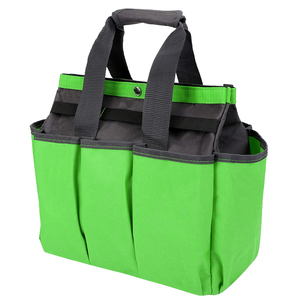Waterproof OEM/ODM Factory <b>Garden</b> <b>Tool</b> Bag 8 Pockets Zippered Top Adjustable Strap Padded Handle 150 lb Capacity for <b>Tools</b> - Product Image 1