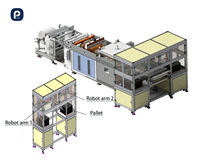 Machine de découpe de précision entièrement automatique pour électrodes de batterie, destinée à la fabrication de cellules Li-ion