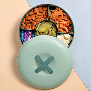 Creative Food Grade Wheat Straw Plastic Food Container Box Nuts Dried Fruit Plate Snaker <strong>Candy</strong> <strong>Tray</strong> - Product Image 3