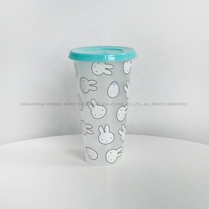 Gobelets en plastique à prix abordable, prêts à être expédiés directement de l'usine, impression couleur, cadeau promotionnel, <span class=keywords><strong>lot</strong></span> en stock, motif lapin - Product Image 4