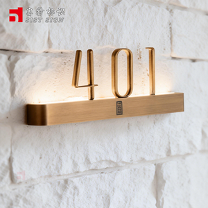 Modern Illuminated LED Door Number Wall <strong>Plaque</strong> <strong>for</strong> Advertising Decoration IP65 Waterproof <strong>for</strong> <strong>House</strong> Property Companies Hospitals - Product Image 6