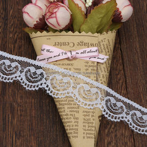 Penjualan Terbaik renda tanpa elastis, renda Prancis putih, kain renda <span class=keywords><strong>2.3</strong></span>/5/6cm, tepi Lingerie - Product Image 1