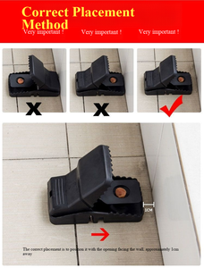 Trampas para Ratas Eco Pro Pest Control, Trampas Reutilizables de Plástico para Matar Ratones, Trampa de Resorte para Ratas, Control de Roedores de Alta Resistencia - Product Image 6