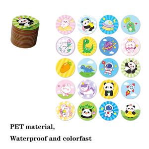 बच्चों के लार्निंग खिलौने जादुई सील स्टिकर टॉकर टॉय 100 रिफिल स्टीकर्स स्टैम्पर वाटरप्रूफ जादू स्टीकर स्टैम्पर सेट - Product Image 5