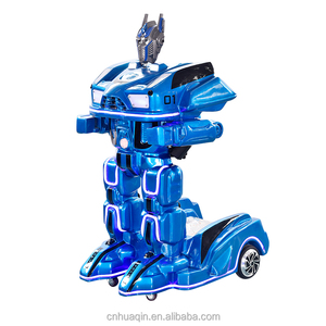 Đáng Yêu Năng Động Âm Nhạc Rực Rỡ Ánh Sáng Công Viên Giải Trí Điện Kiddie Mini Robot Cưỡi - Product Image 2