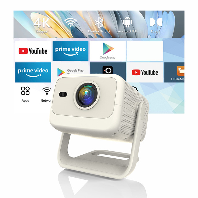 Auto Focus Keystone 4K WiFi 6  Projector Native 1080P 400 ANSI Object Avoidance Supported by 1080P Native 400 ANSI