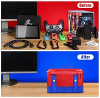 Estuche de Transporte Grande para Consola Nintendo Switch OLED, Estuche de Almacenamiento de Viaje Compatible con el Control Pro de Nintendo Switch y Joycon