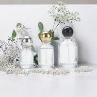 Nouvelle Arrivée en Gros : Flacon de Parfum Cosmétique Mat Transparent, Cylindrique Portable, Mini Vaporisateur de Parfum en Verre Vide de 20 ml