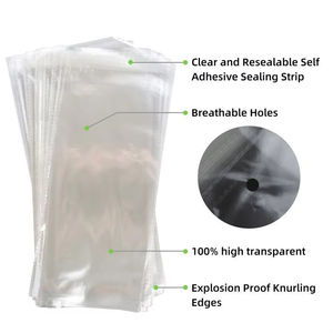 Bolsas de plástico de celofán Bopp rectangulares de PE reciclables impresas personalizadas <span class=keywords><strong>para</strong></span> embalaje de <span class=keywords><strong>lechuga</strong></span> y verduras - Product Image 5