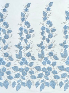 Honglong đính cườm ống ren hoa vải cho cao cấp Wedding Evening & bóng Gown Dresses tươi & thanh lịch - Product Image 2