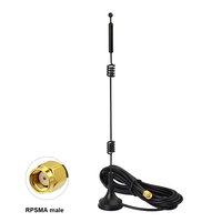 Antena WiFi de Doble Banda 2.4GHz 5.8GHz con Base Magnética, Cable RG174 de 3m para Router WiFi, Amplificador de Señal, Repetidor, Tarjeta de Red Inalámbrica