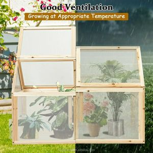 Petites mini serres de jardin imperméables portatives extérieures en <span class=keywords><strong>bois</strong></span> pour des légumes de plantes - Product Image 3