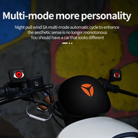 Nouvelle lampe LED Devil Eye étanche pour extérieur avec contrôle par application, 12-36V, multi-modes, pour rétroviseur de vélos électriques et motos