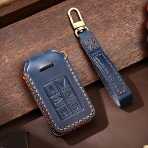 Étui de protection en cuir pour clé de voiture Volvo S60 S80 V60 XC60 XC70 S60L S80L V40 XC90 à 5 ou 6 boutons, porte-clés, coque, sac - Product Image 4
