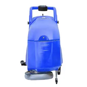 new combined water tank split type convenient industrial manual cable rear water sucker floor scrubber dryer with 17 inch brush
