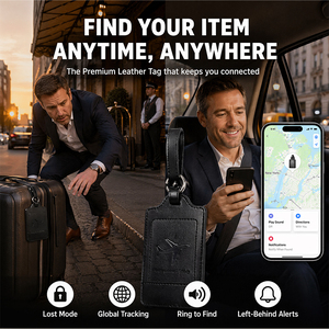 Étiquette de bagage de voyage en PU avec logo personnalisé pour iOS et Android, avec <span class=keywords><strong>carte</strong></span> d'identité, vente en gros d'étiquettes de bagage en cuir personnalisées - Product Image 3