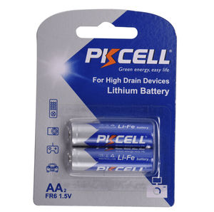 Olmayan şarj edilebilir li ion pil FR14505 FR6 kamera el feneri için 1.5v AA 2900mah lityum piller - Product Image 4