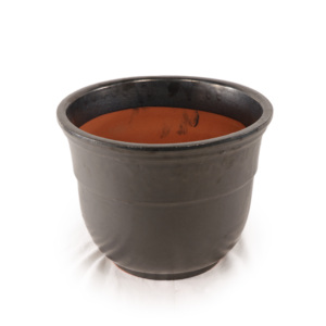 Pot de fleurs en céramique résistant aux parasites, revêtement émaillé, drainage respirant, jardinière - Product Image 2