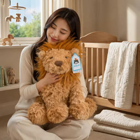 Peluche Lion Anti-Stress Personnalisée en Peluche Courte Écologique OEM pour Cadeaux de Fête