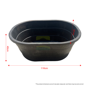 Pour le nouveau Type bol d'eau pour bétail en plein air sans pointe PE 300L haute rigidité mangeoire pour bétail cheval chameau - Product Image 5