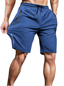Shorts de sport décontractés pour hommes 2026, en maille respirante, taille mi-haute élastique, séchage rapide, pour l'été - Product Image 1