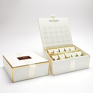 Sô cô la ngọt ngào hiển thị hộp các tông chèn ngăn ủng hộ lời mời Hộp quà tặng cho rượu vang/trà thực phẩm công nghiệp dập nổi - Product Image 1