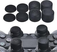 Coque de Protection Antidérapante en Silicone avec 4 Types de Protections de Joysticks Adaptée aux Accessoires de Manette Sans Fil PS4