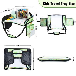 Muestra Gratuita, Bandeja de Juego para Asiento de Coche para Niños, Portavasos para Viajes, Bandeja de Viaje Relajante para Niños Pequeños, Organizador de Bandeja para Asiento de Coche - Product Image 3