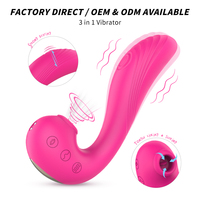 Vibrateur lingual S-hande, puissant suceur de clitoris, stimulateur de point G, vibromasseur pour femmes, masturbateur vibrant