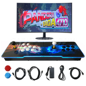Pandoras SAGA Magic Box 720P Low quantité minimale de commande 4710 IN 1 Classic Arcade Bouton à pièces Console d'arcade à bascule - Product Image 5