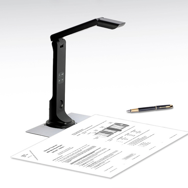 A4 A3 Digital Visualizer USB Document Camera Scanner Book Paper Scanner 16MP Portable Visual Presenter for Kids Education