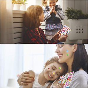 Autocollants 3D pour enfants 550 Autocollants gonflés vifs 24 feuilles différentes Autocollants gonflés 3D colorés pour garçons filles enseignants Cadeau de récompense - Product Image 5