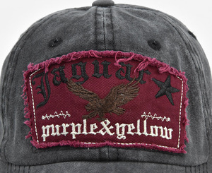 YD139ヴィンテージサマー3D刺Embroideryパッチイーグル屋外サンダッドハット野球帽ウォッシュドユーズド加工USAコットンスポーツハット - Product Image 5