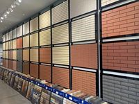 Texture de brique super réaliste RCL facile à installer Mcm pierre tendre intérieur extérieur brique mince placage Flexible brique de parement fendue