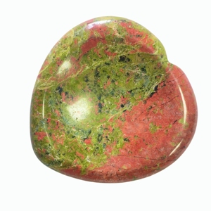 Pierre de méditation colorée en forme de cœur pour l'exercice manuel, la guérison des chakras et l'équilibre émotionnel - Product Image 4