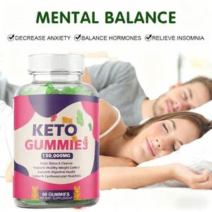 Kein Gluten Kein Gmo Veganer Keto Acv Gummies Fort geschrittene Gewichts verlust Verdauung Reinigung Gewichts kontrolle KETO Gummies - Product Image 2