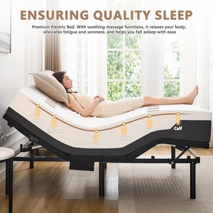 Điều Khiển Không Dây Giường Thông Minh Cơ Sở Không Trọng Lực Ngả Giường Có Thể Điều Chỉnh Giường Điện Khung Với Massage - Product Image 3