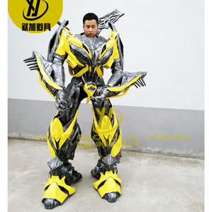 Disfraz de Bumble <span class=keywords><strong>Bee</strong></span> LED para adultos, <span class=keywords><strong>Robot</strong></span> transformador portátil para actuación de baile en escenario - Product Image 2