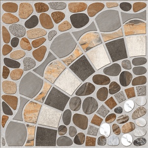 400X400MM 3D ผลพอร์ซเลน Vitrified ที่มีคุณภาพสูงต่ำคะแนนพอร์ซเลนที่จอดรถกระเบื้องสำหรับที่จอดรถ - Product Image 5