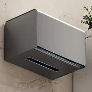 HLK Distributeur de <span class=keywords><strong>papier</strong></span> hygiénique de haute qualité Boîte à mouchoirs moderne Porte-<span class=keywords><strong>papier</strong></span> de salle de bain multifonction mural Boîte à mouchoirs de cuisine - Product Image 5