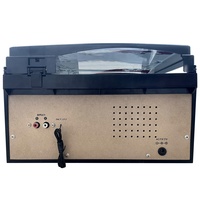 Tourne-disque tout-en-un multifonctionnel avec fonction USB, Bluetooth, SD, cassette, radio, personnalisation du logo, emballage