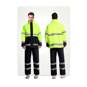 <span class=keywords><strong>Combinaison</strong></span> <span class=keywords><strong>de</strong></span> <span class=keywords><strong>travail</strong></span> imperméable et coupe-vent 2026, très réfléchissante, vêtement <span class=keywords><strong>de</strong></span> sécurité haute visibilité, ensemble imperméable - Product Image 5