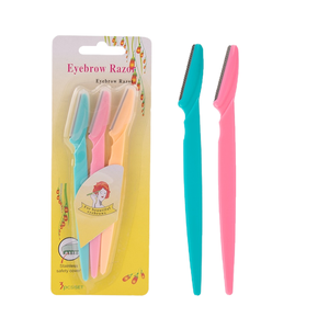 Rasoir Dermaplaning OEM pour Femme à Lame Unique en Acier Inoxydable, Outil de Maquillage, Tondeuse Faciale et Sourcilière à Pointe Inclinée pour Épilation Sûre - Product Image 2